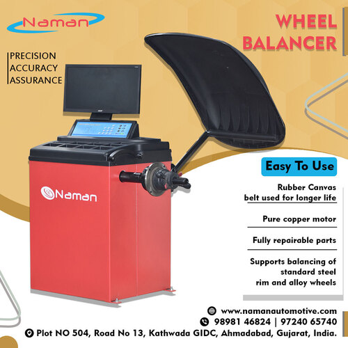 Video Graphic Wheel Balancer By NAMAN AUTOMOTIVE SOLUTIONS