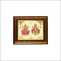 Lakshmi Ganesh Ornamental Frame