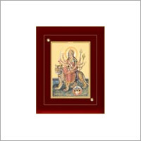 Durga Mata Wood Frame