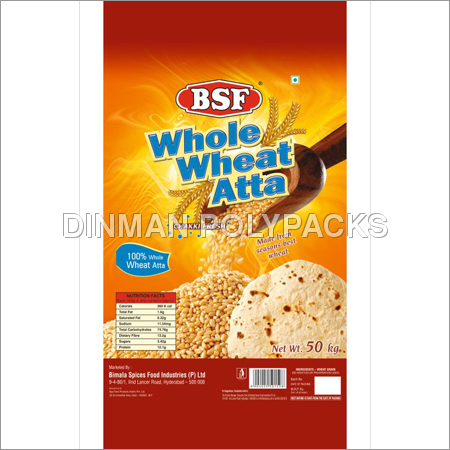 Chakki Fresh Atta 50 Kg Packaging Bags