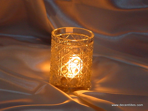 Glass Candle Holder