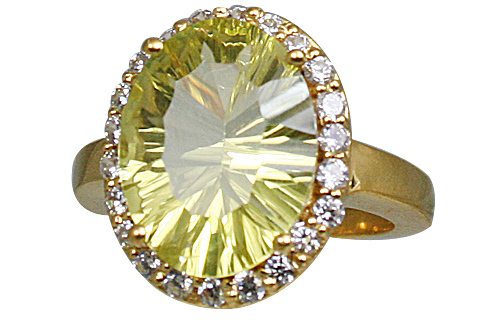 Lemon Quartz Ring