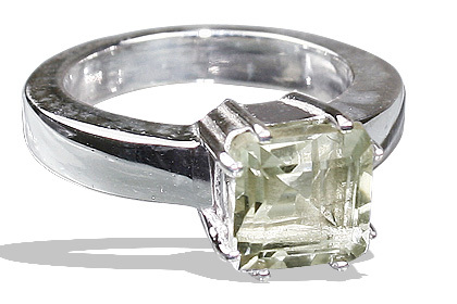 Green Amethyst Ring