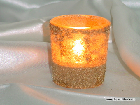 Crinkle Finish Candle Holder