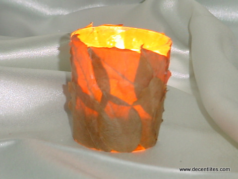 Leaf Finish Candle Holder