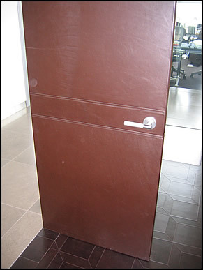 Leather Door
