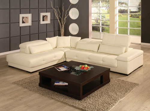 White Leather Sofa
