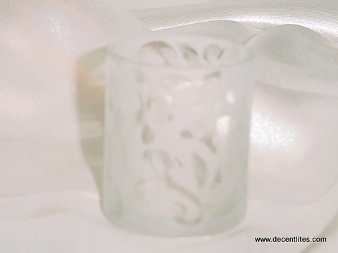 Echeted Candle Holder