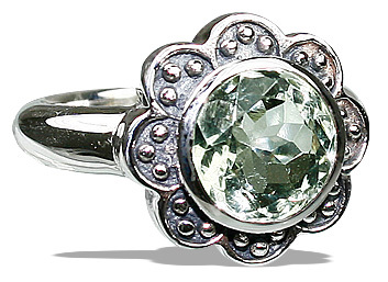 Green Amethyst Ring