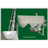 Chilli Cleaning Machine - Galvanized Steel, 300-1000 Kgs Per Hour Capacity | Compact Structure, Lower Energy Consumption, Automatic Operation