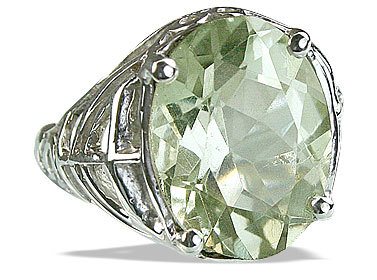 Green Amethyst Ring