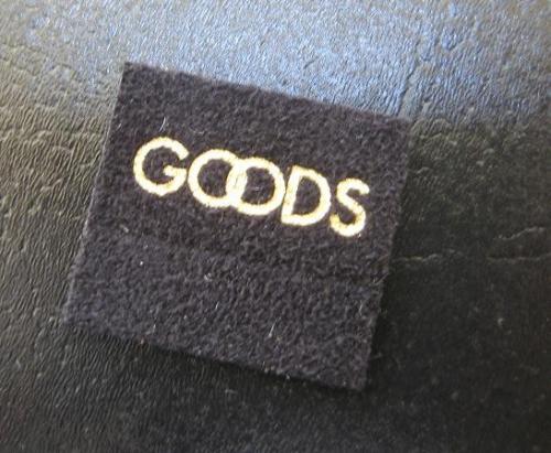 Leather Label for Denim - Genuine Leather 1x1 Inch Dark Brown, Double-Stitched Durable Sewn-On Embroidery