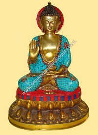 Engraved Buddha Statue