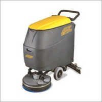 Scrubber Drier - Electric, 1110x520x970 Mm, Grey And Yellow | Walk Behind, 750w, 24v Battery, Durable Plastic, Ergonomic Design, Easy Maintenance