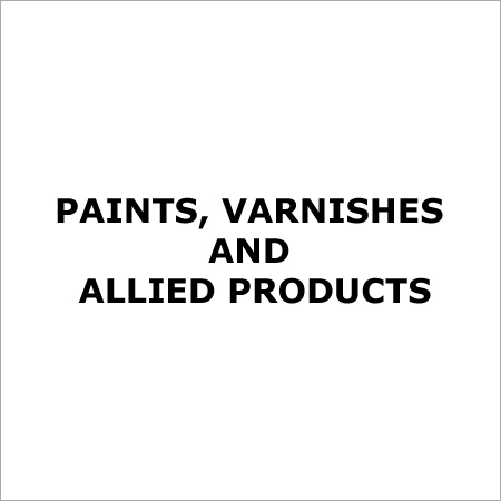 Paints, Varnishes and Allied Products