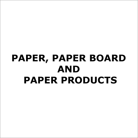 Paper, Paper Board and Paper Products