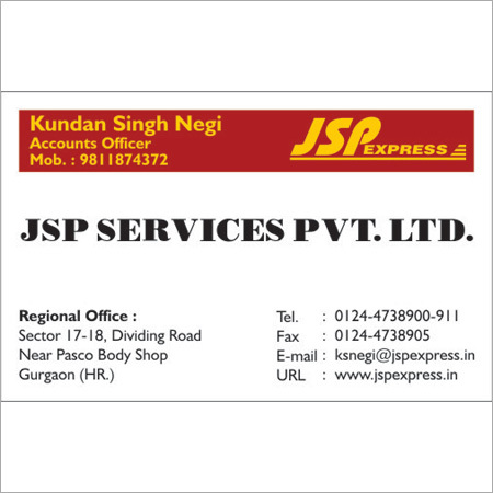 Jsp Visiting Card