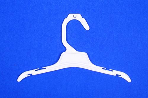 Top Hanger-10" - Plastic, 10 Inches, White | Durable, Lightweight, Space-Saving, Child-Sized, Easy Use