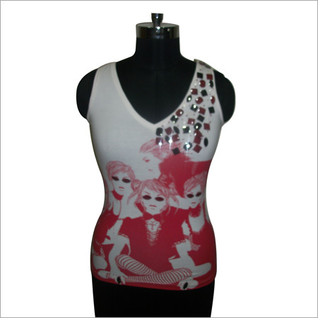 Embroidered Knitted Top