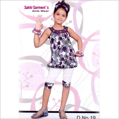 Girls Clothing - Cotton Blend, Multiple Sizes, Purple | Floral Print, Stylish, Comfortable, Elegant, Durable, Casual Wear