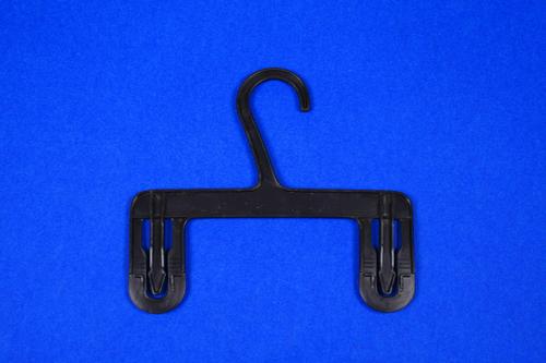Bottom Hanger - Plastic, 8.5 Inches, Black J-Hook | Durable, Versatile, Lightweight, Easy Use