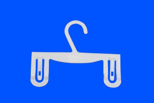 Bottom Hanger - Plastic, 9 Inches, White | Durable Plastic, J-Hook, Secure Grip, Lightweight