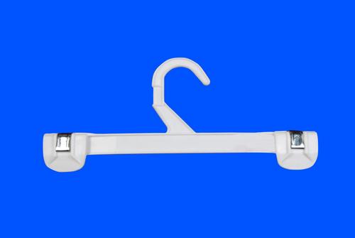 Bottom Hanger - Plastic, 10 Inch, White | Durable, Lightweight, Plastic Hook, Easy to Use, Versatile