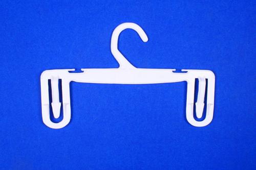Bottom Hanger - Plastic, 10.5 Inches, White | Durable, Lightweight, Versatile, Space-Saving, J-Hook