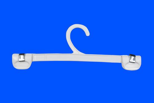 Bottom Hanger - 11.5 Inches Plastic, White, J-hook | Durable, Lightweight, Versatile, Space-saving