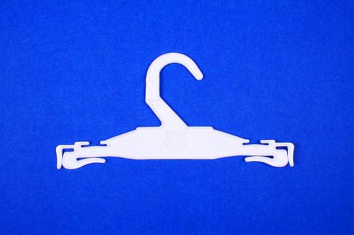 Lingerie Hanger - Plastic, 9 Inches, White Hook | Durable, Lightweight, Compact, Space-Saving