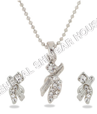 American Diamond Pendant Sets