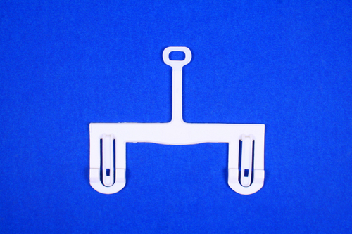 Loop Hanger - Plastic, 8 Inches, White | Durable, Lightweight, Versatile, Space Saving