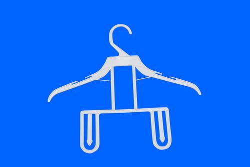 Set Hanger - Plastic, 12 Inches, White | Durable, Lightweight, Space-Saving, Versatile, J-Hook