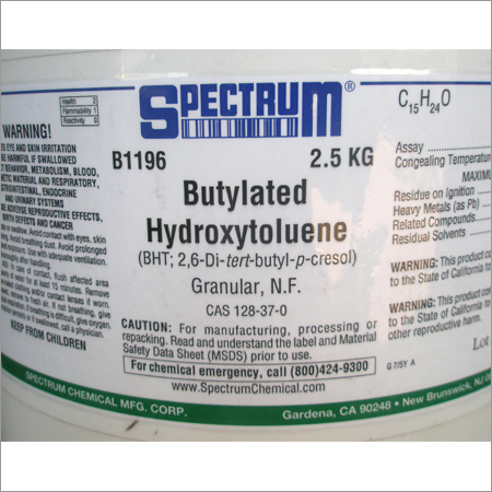 Butylated Hydroxytoluene