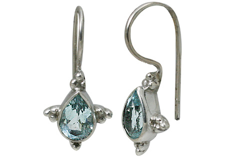 Blue Topaz Earrings