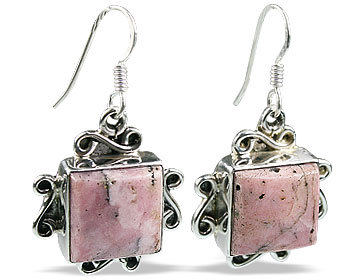 Rhodocrosite Earrings