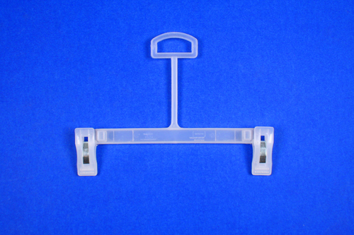 Uniplast Loop Hanger-10" - Plastic, 10 Inches, White | Durable, Lightweight, Reusable, Strong Metal Clips