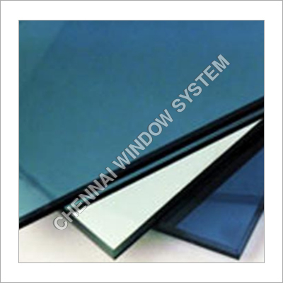 UPVC Low E Glass - Solid Structure | Sky Blue Color, Insulating Metal Coating for Thermal Protection