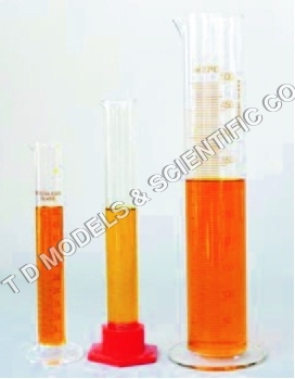 CYLINDER MEASURING - Borosilicate Glass, Detachable Plastic Hexagonal Base, Up to 100ml | Accurate Measurement, Durable Glass, Stable Base, Clear Markings
