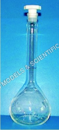 FLASK, MEASURING BOTTAM BOROSILICATE GLASS
