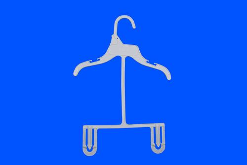Uniplast Set Hanger - Plastic, 10 Inches, White | Lightweight, Durable, Easy Install, Clothes Hanging