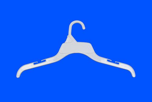 Uniplast Top Hanger - Plastic, 15 Inches, White Hook | Durable, Lightweight, Versatile, Space-Saving