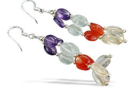 Multi-stone Earrings