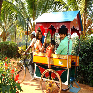 Decorated Rickshaw