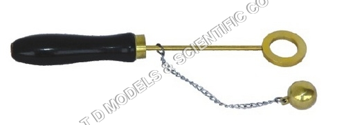 BALL AND RING APPARATUS - Brass Ball 25mm Dia, Brass Ring, Wooden Handle | Thermal Expansion Demo, Durable Design