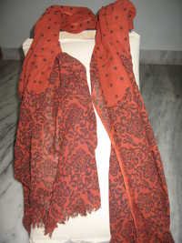 Vegetable Dyes Printed Khadi Stoles