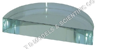 GLASS BLOCK,  SEMICIRCULAR