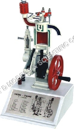 SECTIONAL MODEL FOR 4-STROKE CYCLE DIESEL ENGINE