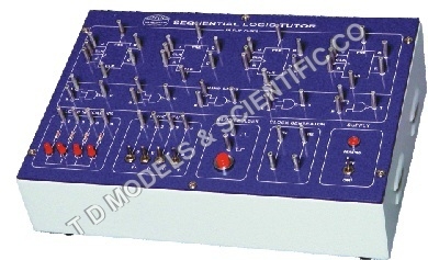 SEQUENTIAL LOGIC TUTOR - Plastic, Metal, 4 JK Flip-Flops, 5 NAND Gates, 3 Switches | Educational Tool for Flip-Flops, Counters, Shift Registers