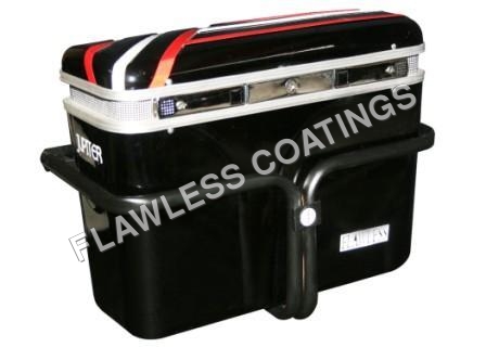 M C Box - Plastic, 24x18x12 Inches, Black | Durable, Spacious, Secure, Weatherproof, Lightweight, Easy Mount